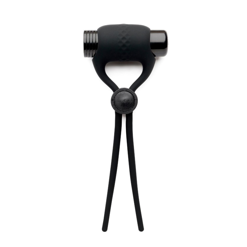 Adjustable Vibrating Cock Ring - 1