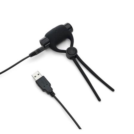 Adjustable Vibrating Cock Ring - 4