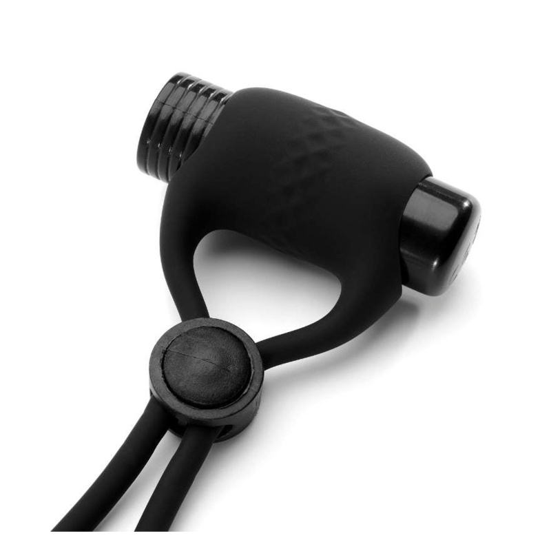 Adjustable Vibrating Cock Ring - 5