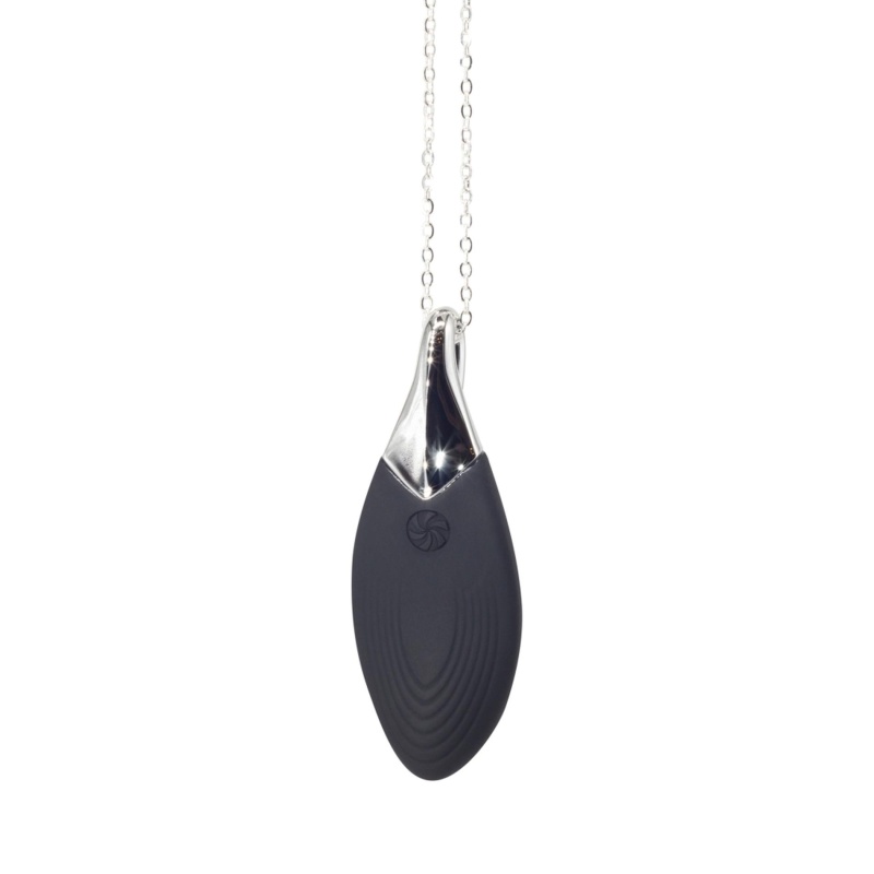 Vibrating necklace Liberty Leaf Black - 1