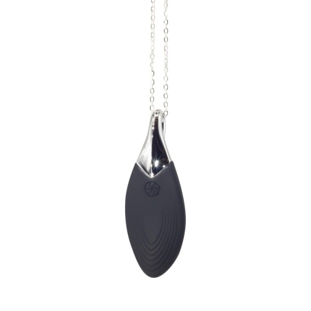Vibrating necklace Liberty Leaf Black - 1