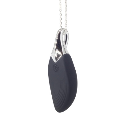 Vibrating necklace Liberty Leaf Black - 1 2