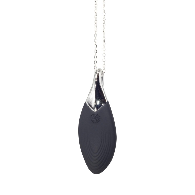 Vibrating necklace Liberty Leaf Black - 3