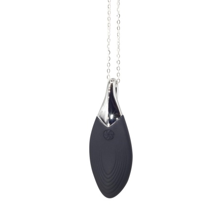 Vibrating necklace Liberty Leaf Black - 3