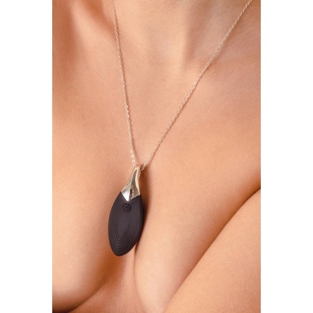 Vibrating necklace Liberty Leaf Black - 4