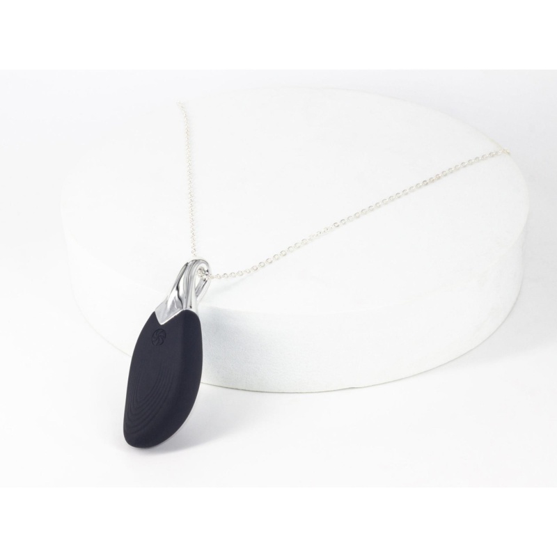 Vibrating necklace Liberty Leaf Black - 6