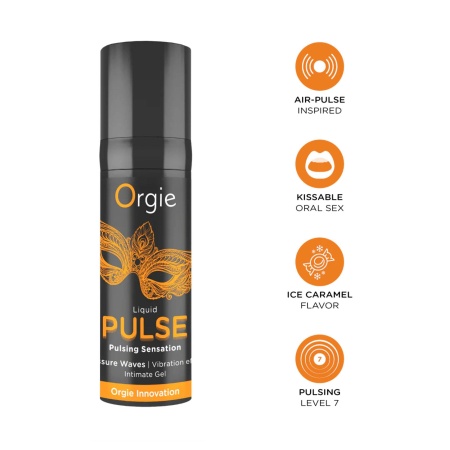 LIQUID PULSE - PULSING SENSATION INTIMATE GEL - 15 ML - 3