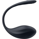 Ribbed Petal Connect App - prążkowany wibrator G-spot z elastycznym ogonkiem, 2 silniki, 21 cm - 1