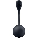 Ribbed Petal Connect App - prążkowany wibrator G-spot z elastycznym ogonkiem, 2 silniki, 21 cm - 6
