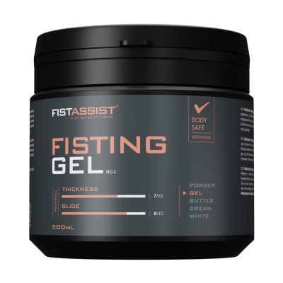 Lubrykant analny Fisting Gel No.2 500 ml o kremowo-białej konsystencji - 1
