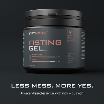 Lubrykant analny Fisting Gel No.2 500 ml o kremowo-białej konsystencji - 1 2