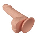 Wibrator realistyczny Catoblepas Slide Skin 20,6 cm z przyssawką i przewodowym pilotem - 7