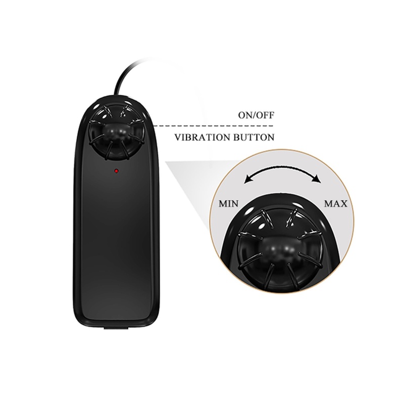 Wibrator realistyczny Catoblepas Slide Skin 20,6 cm z przyssawką i przewodowym pilotem - 8