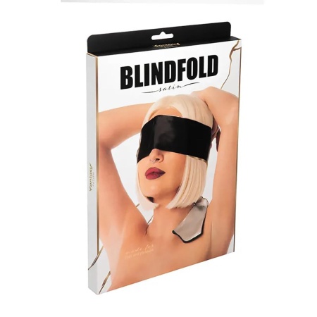 Soft silky feel satin blindfold - 4