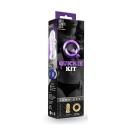 Masturbator Quickie Kit Jerk Off Clear - Teksturowany Kanał, 3 Pierścienie Erekcyjne, 11,4 cm - 1