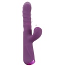 Wibrator królik Javida 3 F.Rabbit Vibe: 3 silniki, funkcja pchania i stukania, 23,7 cm - 2