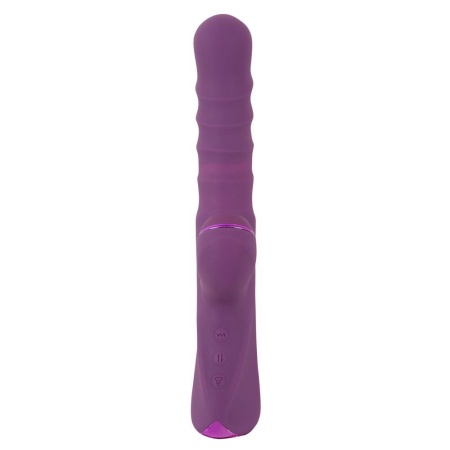 Wibrator królik Javida 3 F.Rabbit Vibe: 3 silniki, funkcja pchania i stukania, 23,7 cm - 3