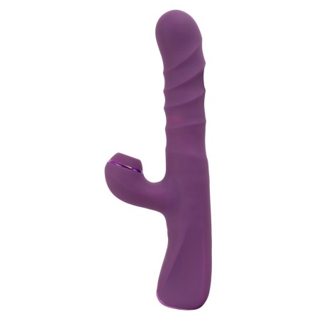 Wibrator królik Javida 3 F.Rabbit Vibe: 3 silniki, funkcja pchania i stukania, 23,7 cm - 4