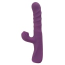 Wibrator królik Javida 3 F.Rabbit Vibe: 3 silniki, funkcja pchania i stukania, 23,7 cm - 4