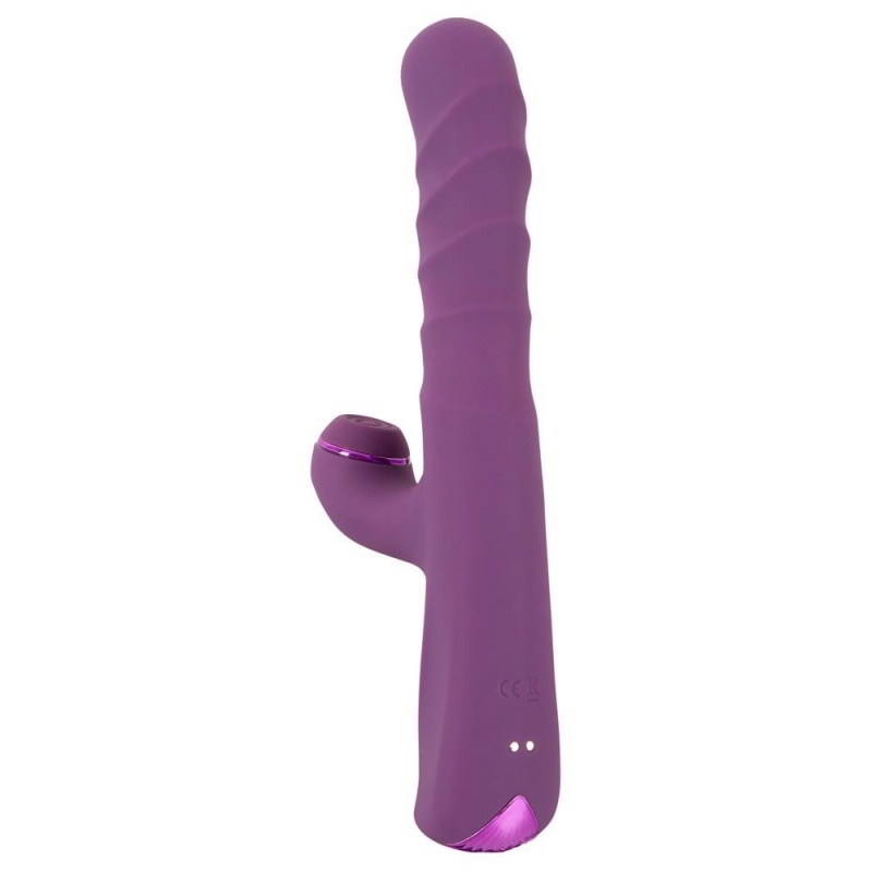 Wibrator królik Javida 3 F.Rabbit Vibe: 3 silniki, funkcja pchania i stukania, 23,7 cm - 5