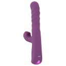 Wibrator królik Javida 3 F.Rabbit Vibe: 3 silniki, funkcja pchania i stukania, 23,7 cm - 5