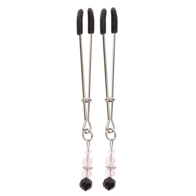 Tweezers With Beads Silver - 1