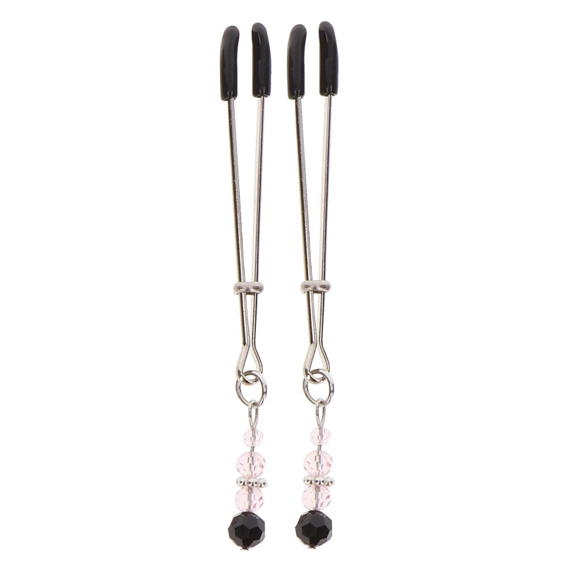 Tweezers With Beads Silver - 1