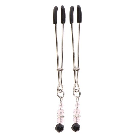 Tweezers With Beads Silver - 1