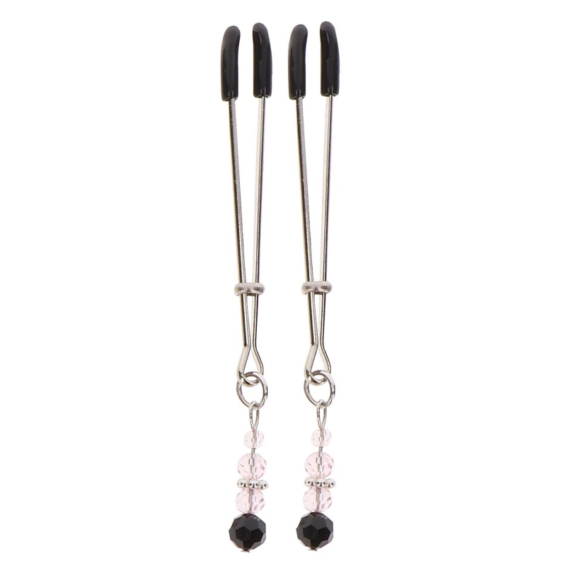 Tweezers With Beads Silver - 5