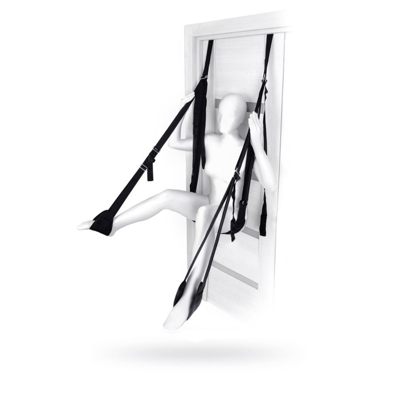 Huśtawka erotyczna Anonymo Sex Swing On The Door, nylonowe pasy regulowane, 56 × 37 × 8 cm - 3