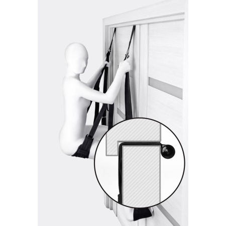 Huśtawka erotyczna Anonymo Sex Swing On The Door, nylonowe pasy regulowane, 56 × 37 × 8 cm - 5