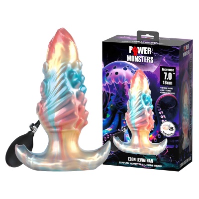 Nadmuchiwany korek analny Power Monsters Ebon Leviathan 18 cm - 1