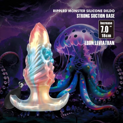 Nadmuchiwany korek analny Power Monsters Ebon Leviathan 18 cm - 1 2