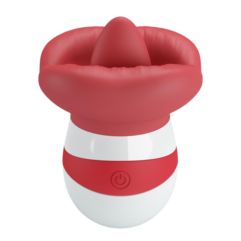 Stymulator łechtaczki Mina z ruchomym języczkiem 9,5 cm - 3