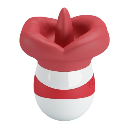 Stymulator łechtaczki Mina z ruchomym języczkiem 9,5 cm - 5