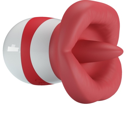 Stymulator łechtaczki Mina z ruchomym języczkiem 9,5 cm - 7