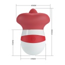 Stymulator łechtaczki Mina z ruchomym języczkiem 9,5 cm - 9