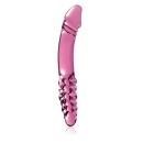 Dildo szklane Icicles No. 57 Pink – bezszwowe, ręcznie formowane, dł. 23 cm, Ø 3,5 cm - 2