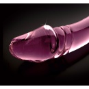 Dildo szklane Icicles No. 57 Pink – bezszwowe, ręcznie formowane, dł. 23 cm, Ø 3,5 cm - 3