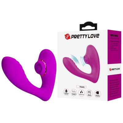 Stymulator łechtaczki Naty z wibracjami i pulsacją, 14 cm - 1