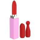 Wibrator w kształcie szminki Sealed With A Kiss Lipstick Vibe – 10 trybów wibracji, 11 cm - 1