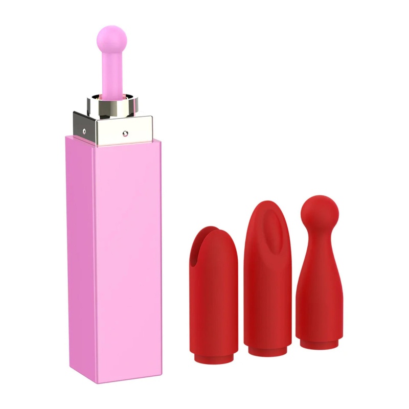 Wibrator w kształcie szminki Sealed With A Kiss Lipstick Vibe – 10 trybów wibracji, 11 cm - 5