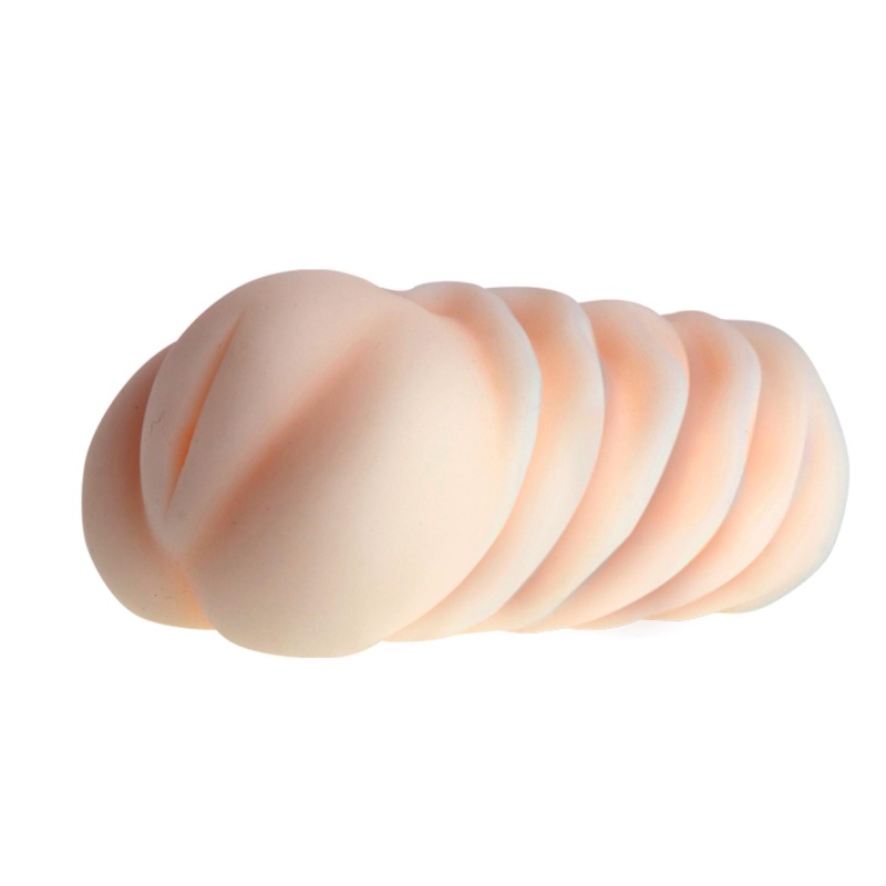 Masturbator 3D Realistic Pussy Stroker z wypustkami i żebrowaniami, 15 cm - 2