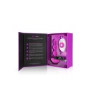 Korale analne Triplet Anal Beads Fuchsia - 2 silniki, pilot, długość wkładalna 11,7 cm - 1