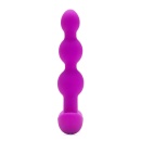 Korale analne Triplet Anal Beads Fuchsia - 2 silniki, pilot, długość wkładalna 11,7 cm - 3