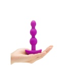 Korale analne Triplet Anal Beads Fuchsia - 2 silniki, pilot, długość wkładalna 11,7 cm - 4