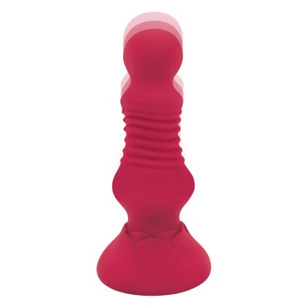 SECRET KISSES REMOTE THRUSTING ROSEBUD BUTTPLUG - 3