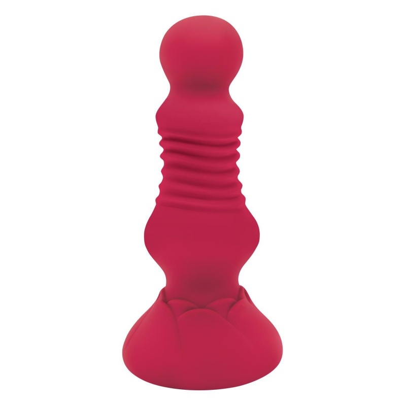 SECRET KISSES REMOTE THRUSTING ROSEBUD BUTTPLUG - 4