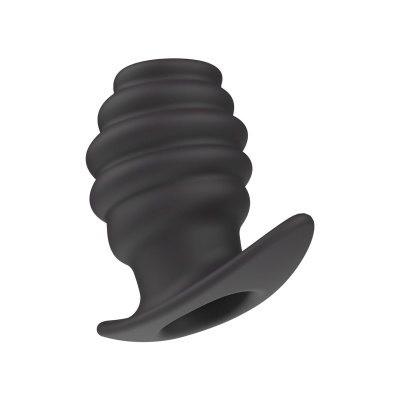 Tunel analny Intruder Open Plug M z otwartym kanałem – 7,6 cm - 1