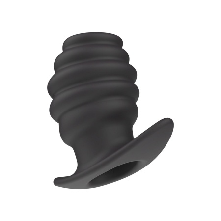 Tunel analny Intruder Open Plug M z otwartym kanałem – 7,6 cm - 1